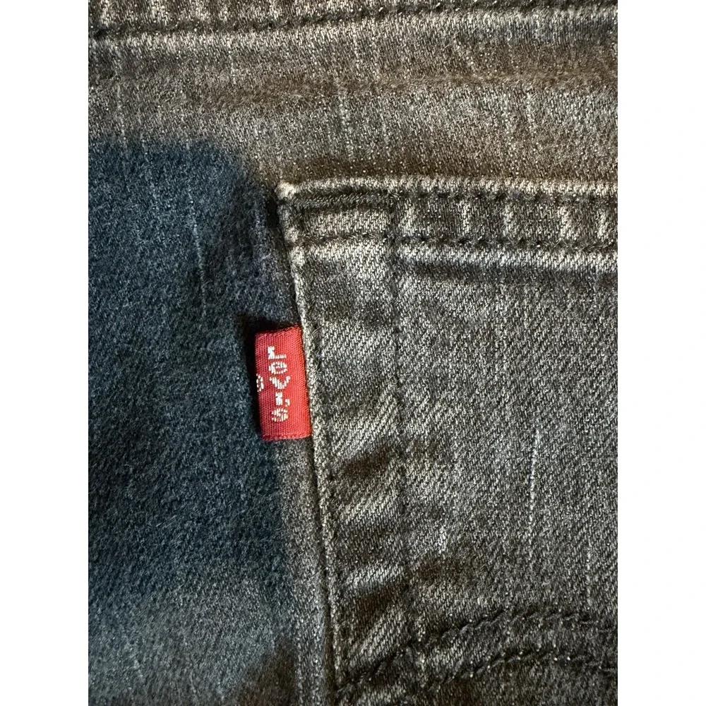 Levis Slim‎ Straight 514 Mens Grey 36X30 Actual 36X29 Stretch Medium Wash